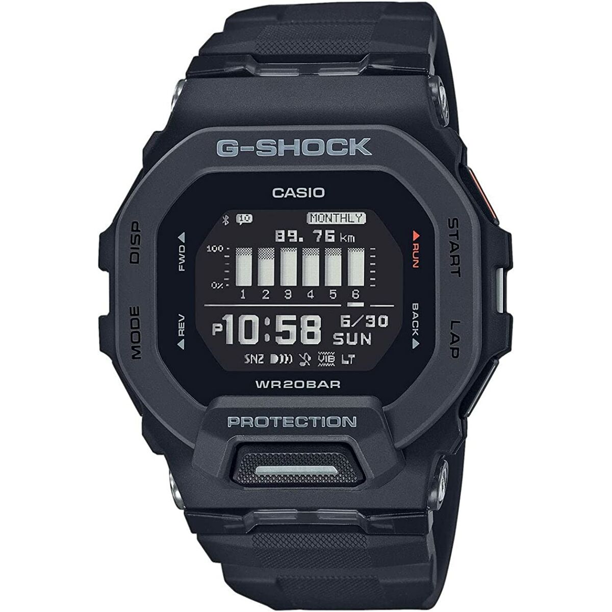 Pulseira de Atividade Casio GBD-200-1ER Preto