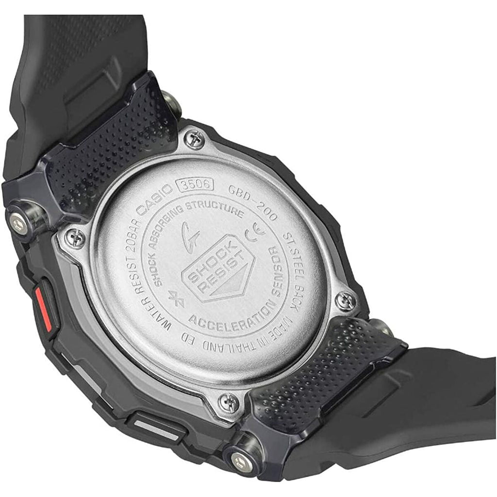 Pulseira de Atividade Casio GBD-200-1ER Preto