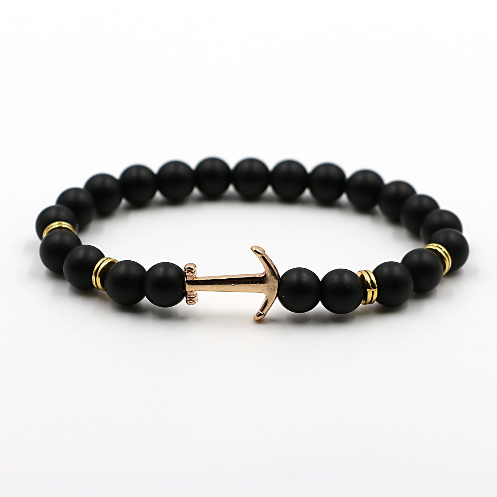 Pulsera de ancla en piedra natural