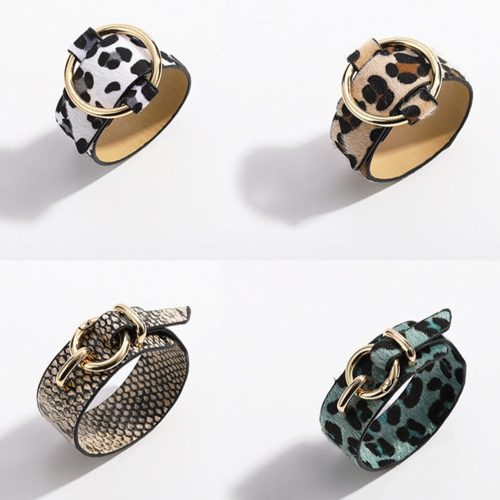 Pulseira de Couro Minimalista