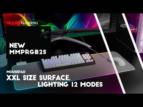 Mouse Pad Mars Gaming RGB MMPRGB2 XXL Black