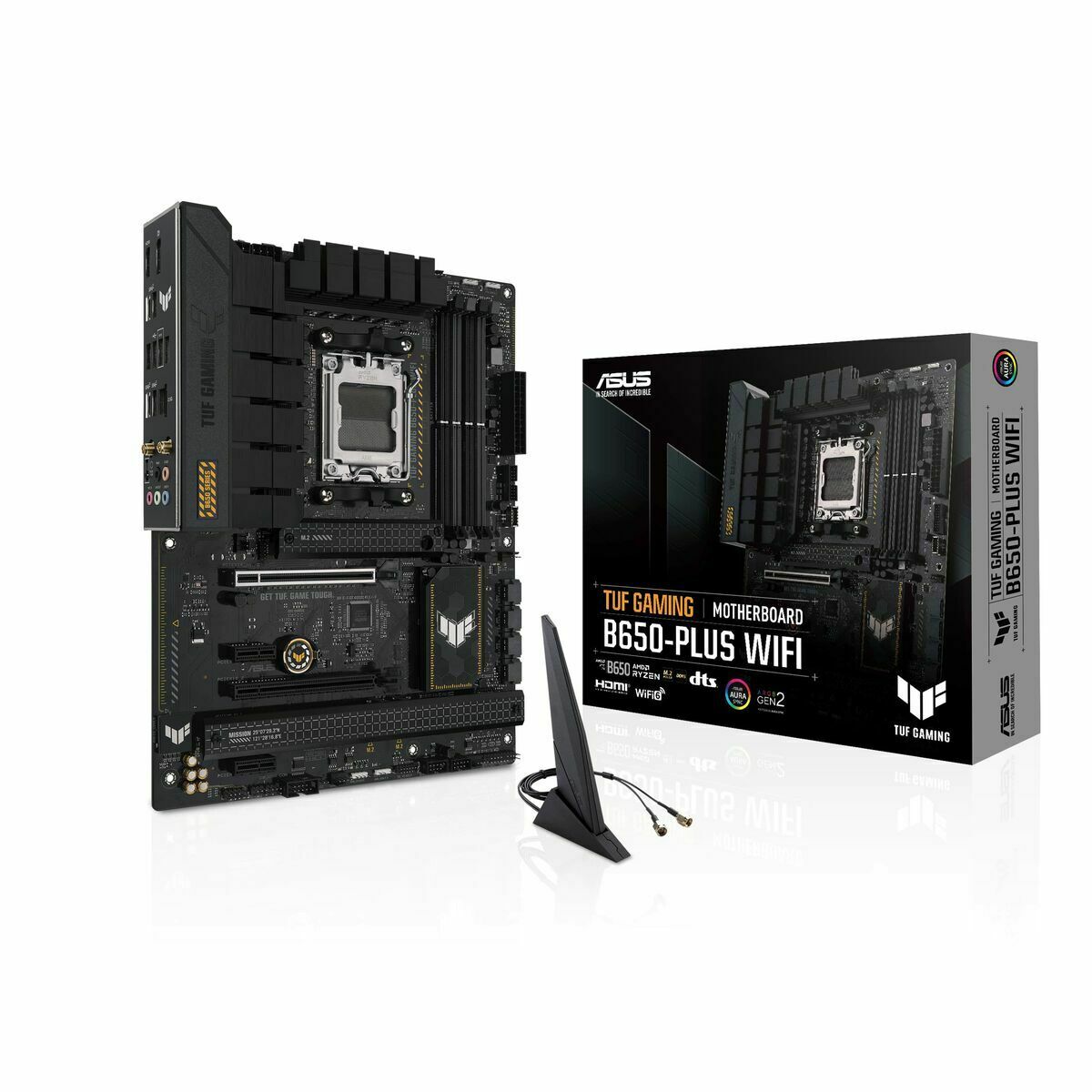 Asus TUF GAMING B650-PLUS WIFI Motherboard, Intel Wi-Fi 6, AMD B650, AMD AM5
