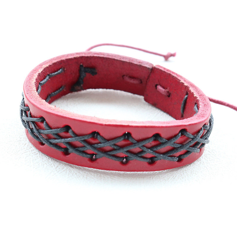 Pulsera de cuero vintage