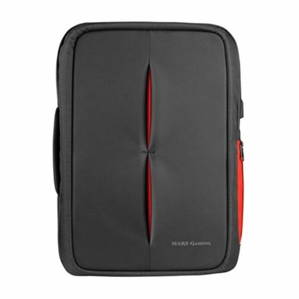 Anti-theft backpack with USB port and compartment for tablet and notebook, Mars Gaming MB2 17".