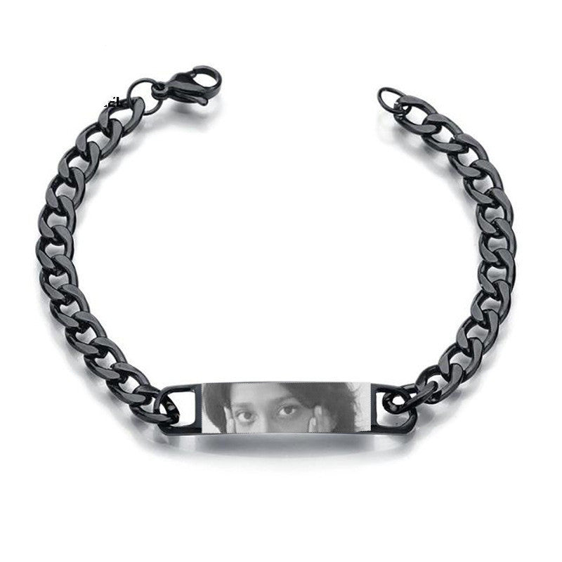 Pulsera de acero inoxidable personalizada