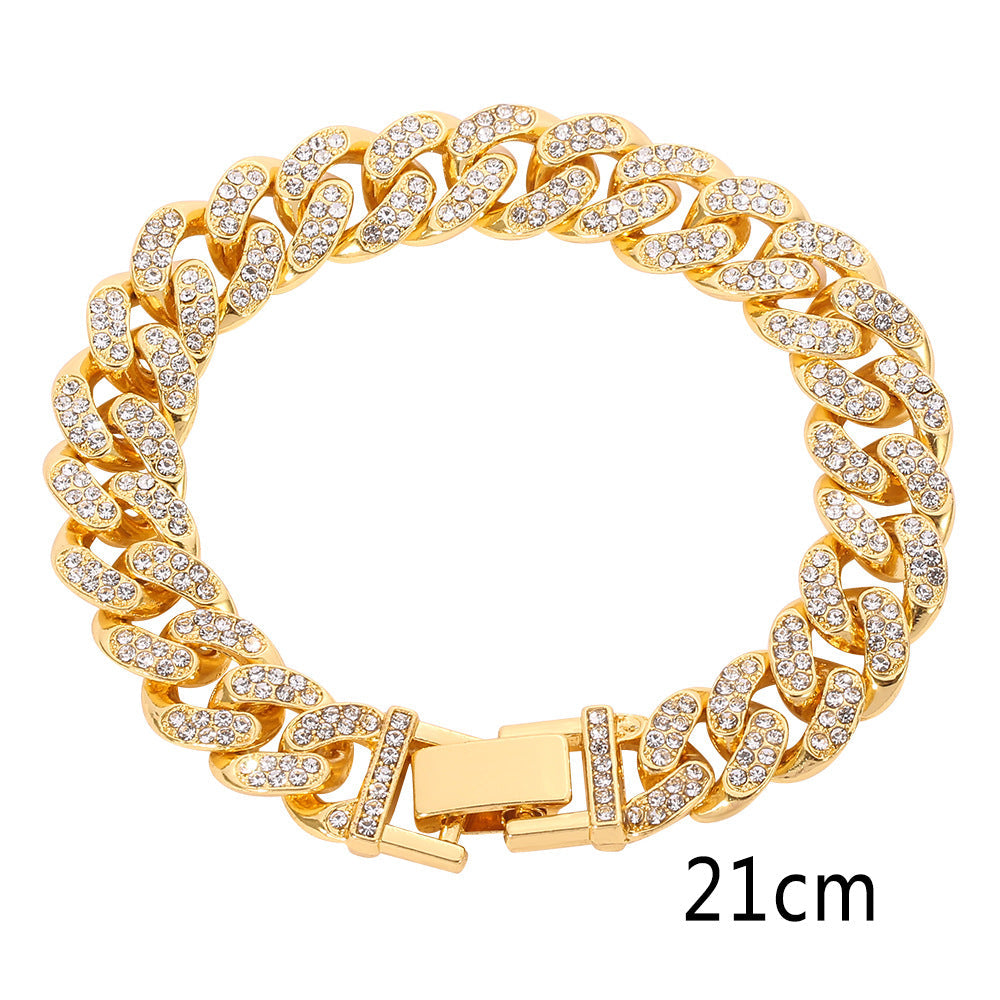 Pulseira com Elo Cubano