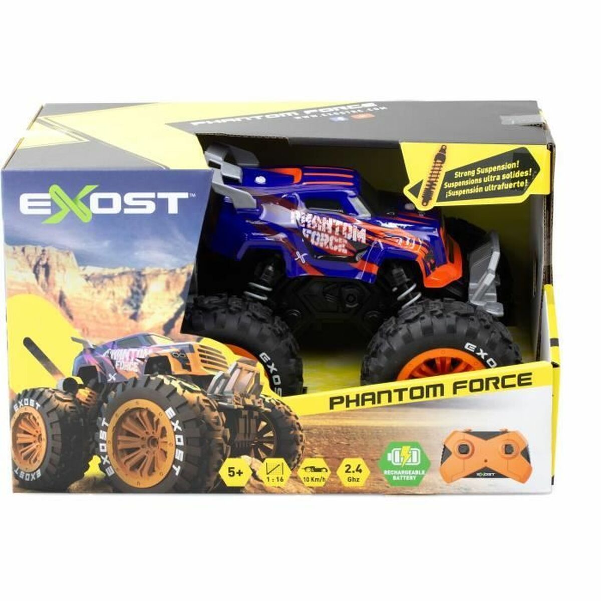Exost Phantom Force Orange Radio Controlled Car