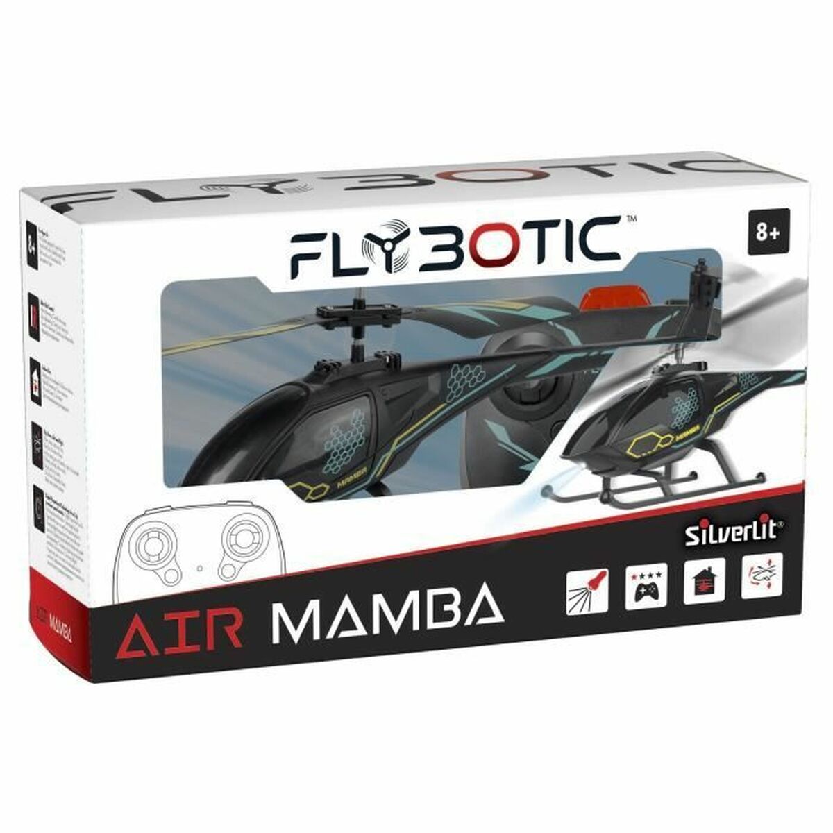 Coche radiocontrolado Flybotic Negro/Azul Negro