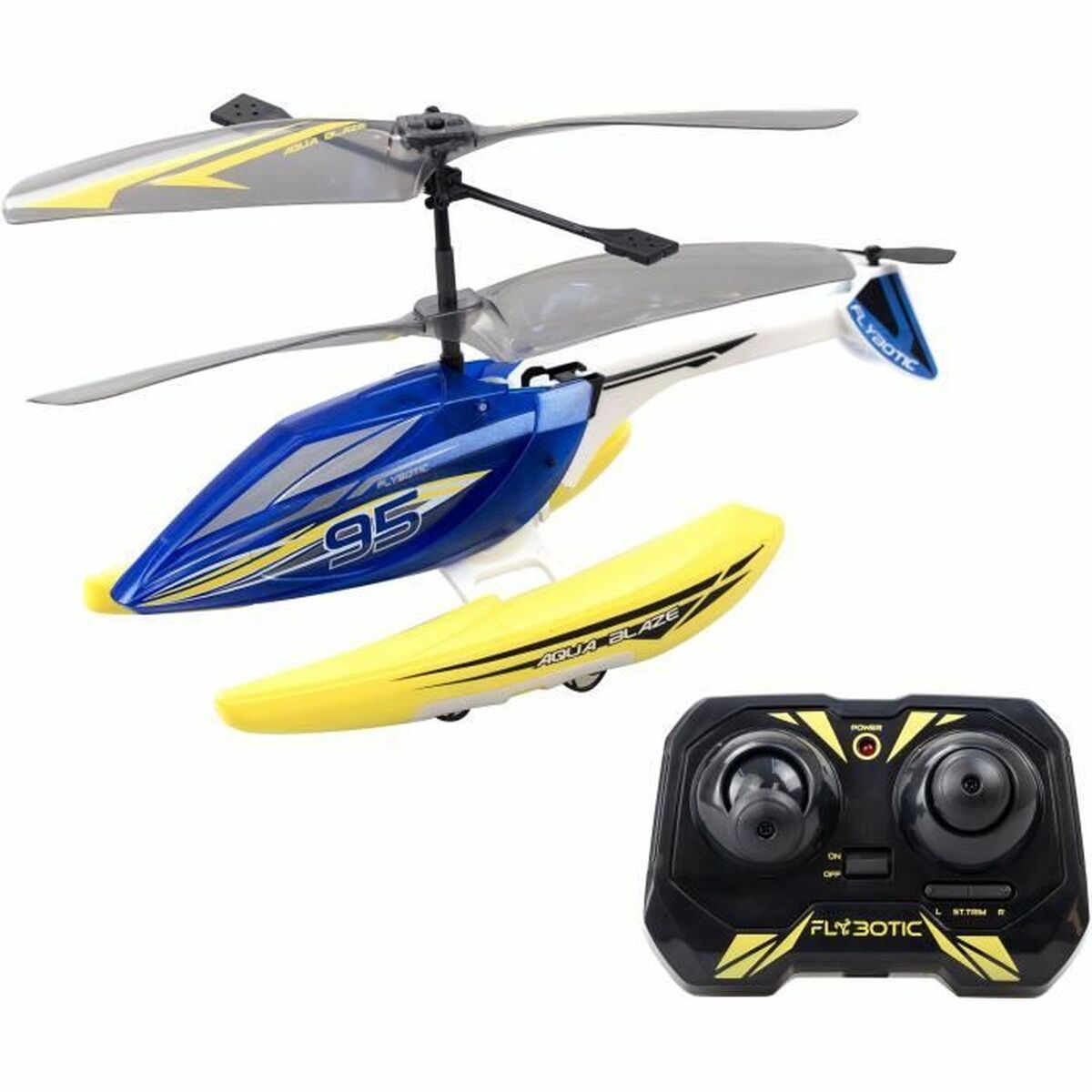 Flybotic Helico Aqua Blaze Yellow Radio Controlled Car