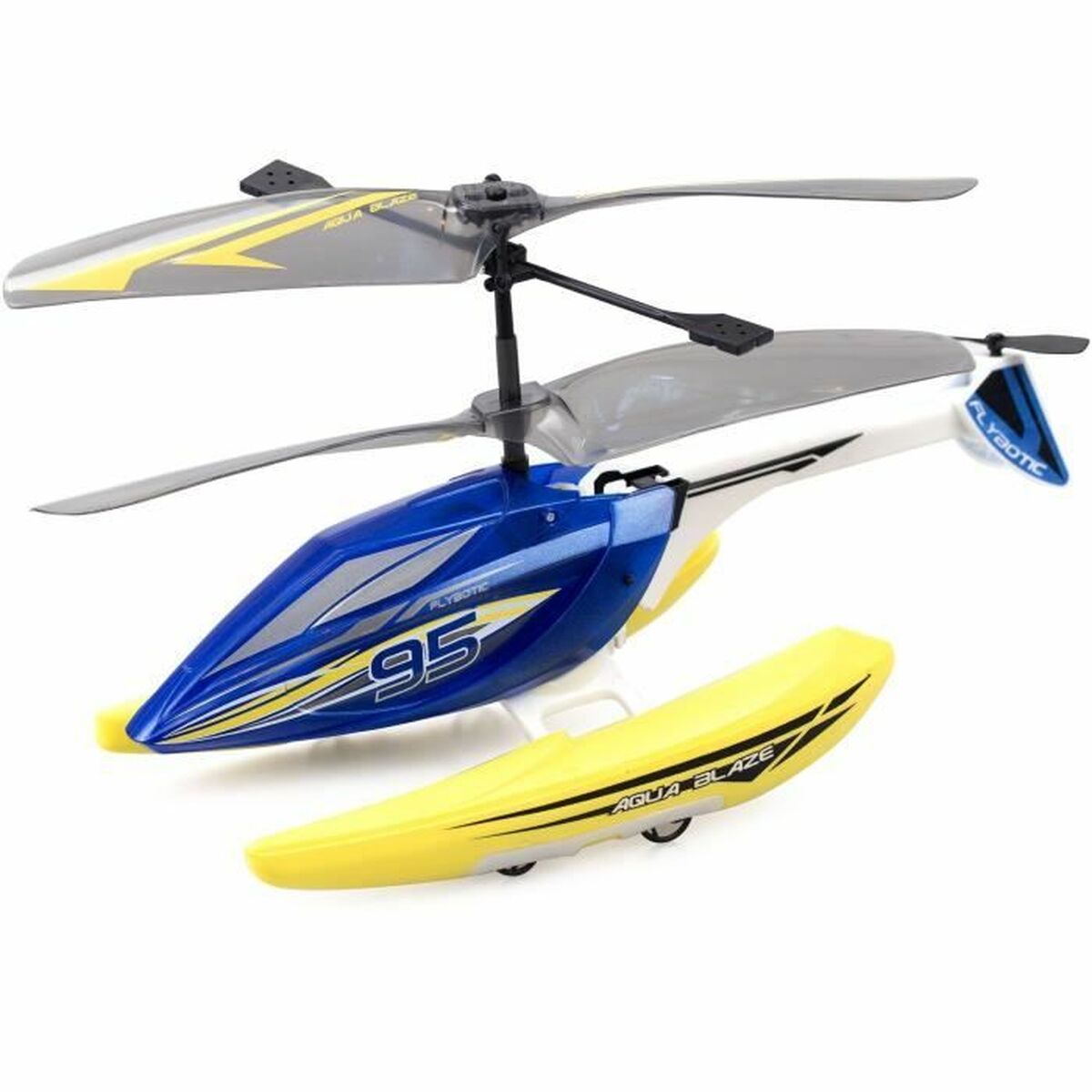 Carro Rádio Controlo Flybotic Helico Aqua Blaze Amarelo