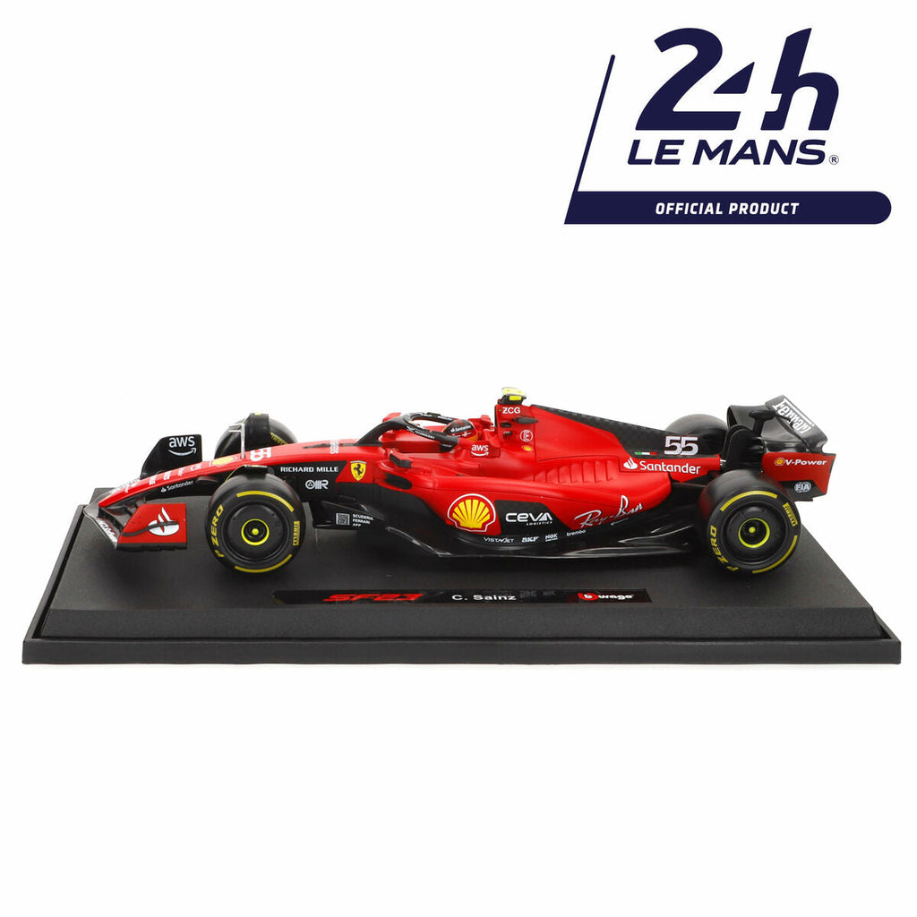 Car Bburago Ferrari F1 Racing SF23 #55 C 1:18