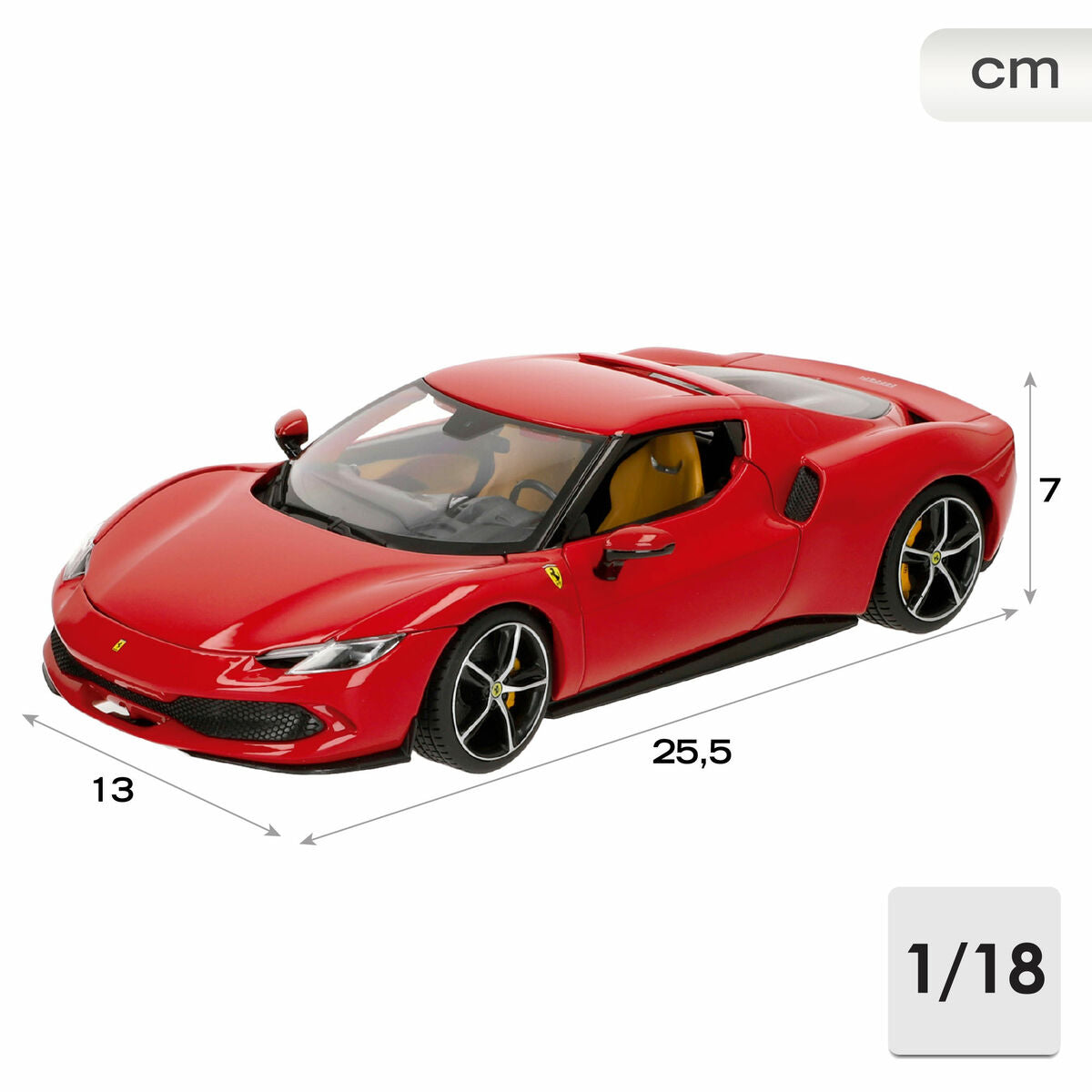 Car Bburago Ferrari 296 GTB 1:18