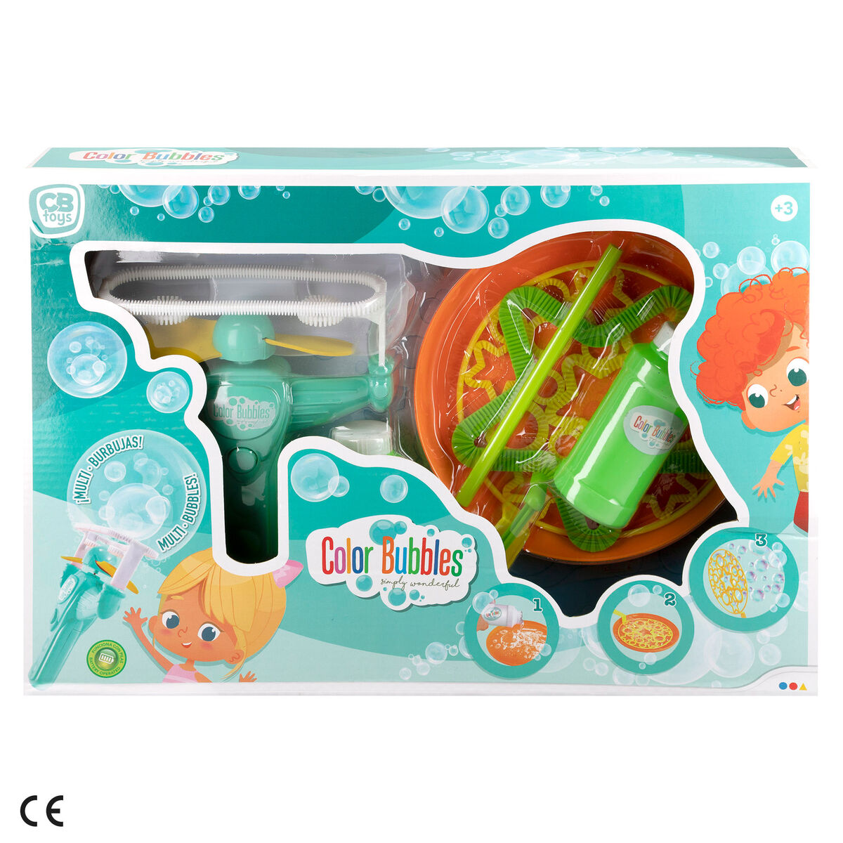 Colorbaby Bubble Set 15 x 16 x 5 cm (6 Units)