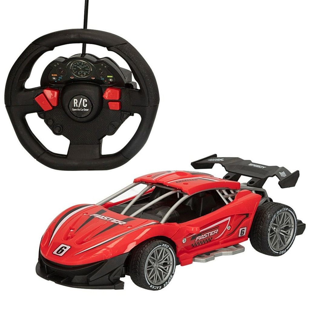 Radio Controlled Speed ​​&amp; Go Car 22 x 7 x 11 cm 1:16 Red 6 Units