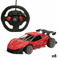 Radio Controlled Speed ​​&amp; Go Car 22 x 7 x 11 cm 1:16 Red 6 Units