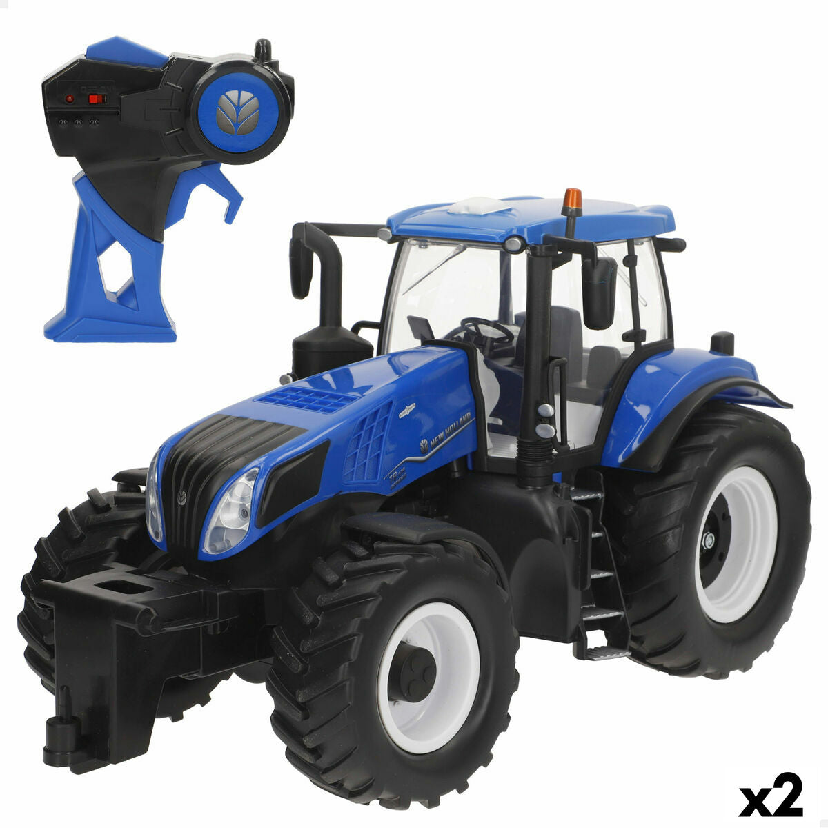 Carro Rádio Controlo New Holland 37 x 21 x 18 cm (2 Unidades)