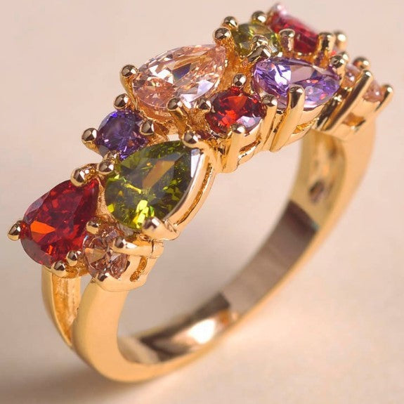 Anel Couronne com Zircónia