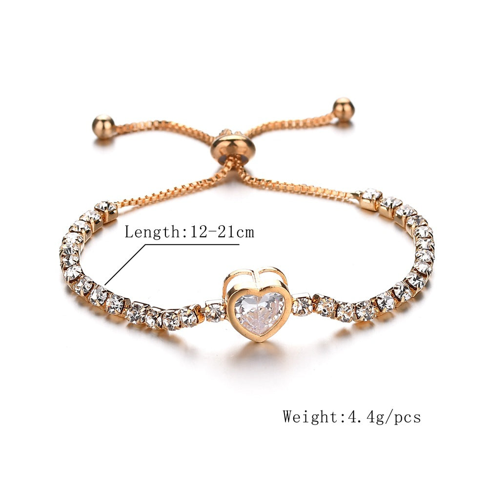 Pulsera con circonitas cúbicas