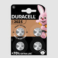 Pilhas de Lítio Duracell CR2025 3V