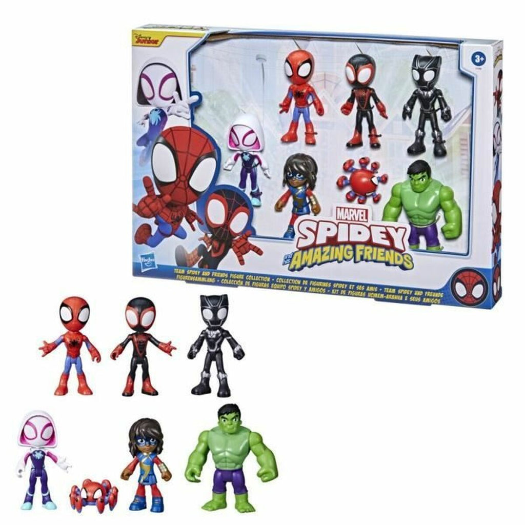 Playset Hasbro Caja coleccionable de 7 figuras de Spidey