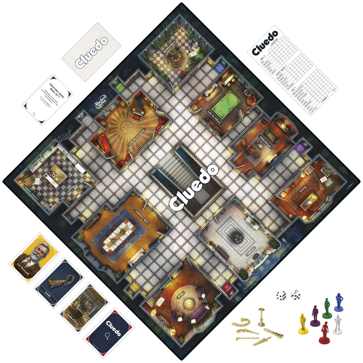 Jogo de Mesa Hasbro Cluedo (FR) Multicolor