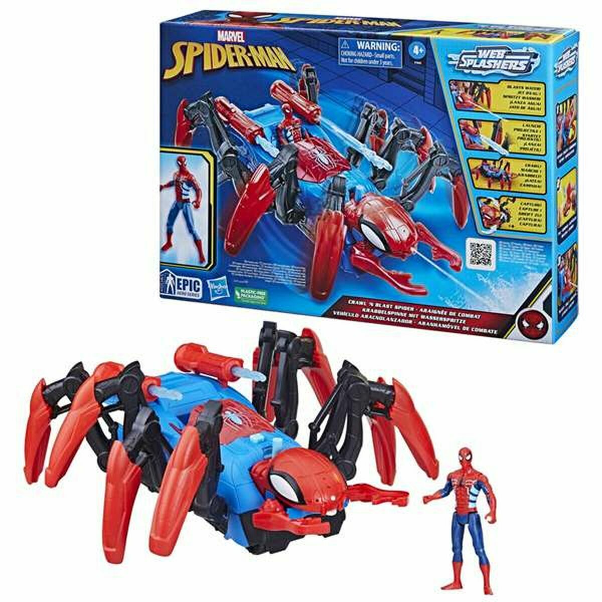 Playset de Veículos Hasbro Spiderman Lançador de projéteis