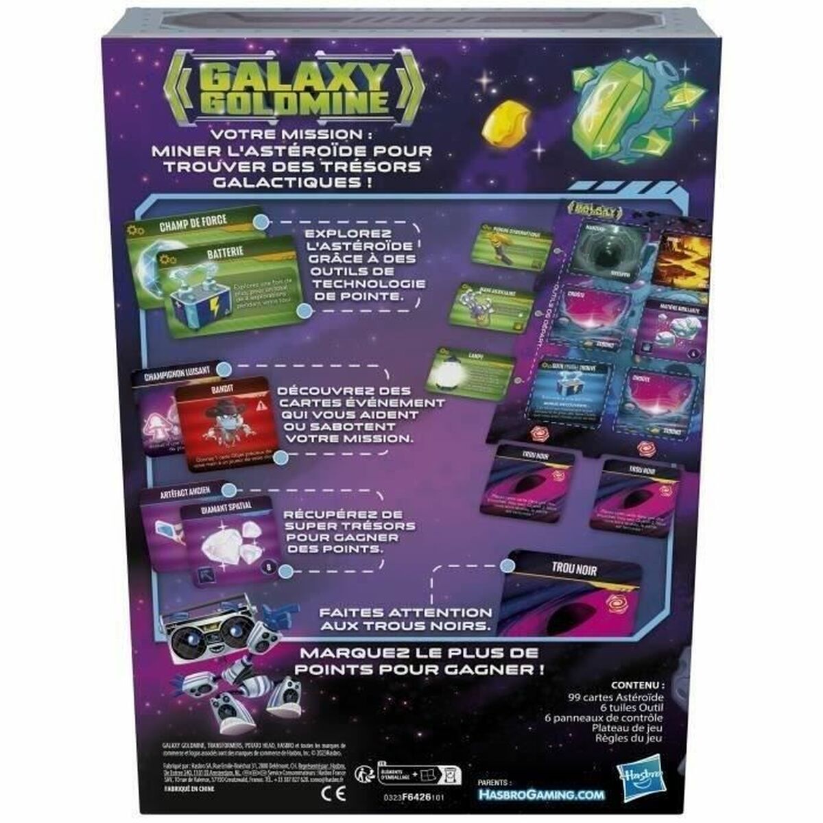Jogo de Mesa Hasbro Galaxy Goldmine