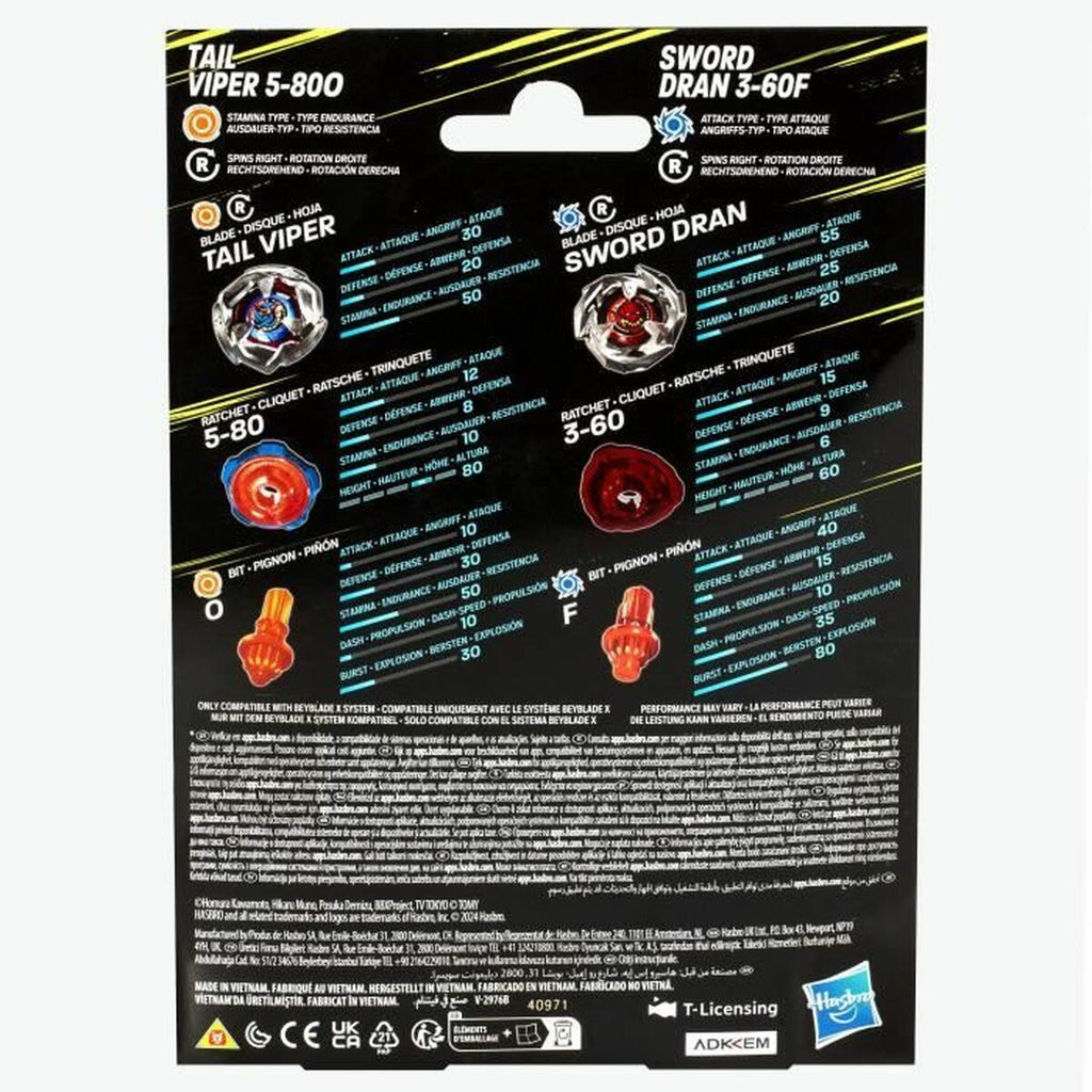 Pião Hasbro TAIL VIPER SWORD DRAN