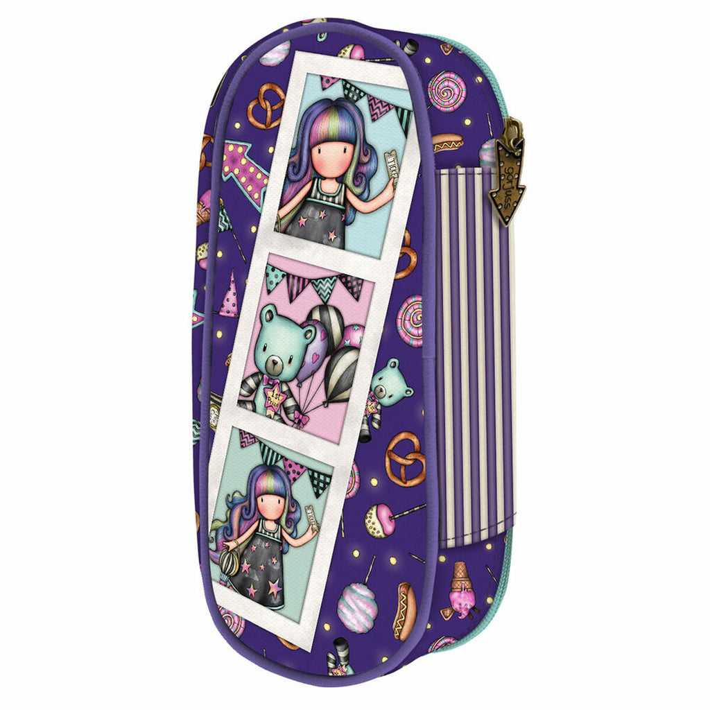 Mochila escolar Gorjuss Up and Away, morada (10 x 23 x 6 cm)
