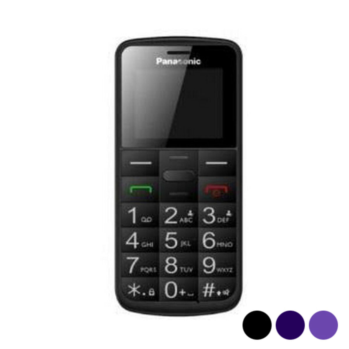 Panasonic KX-TU110EX 1.77" TFT Bluetooth LED Cell Phone for Seniors