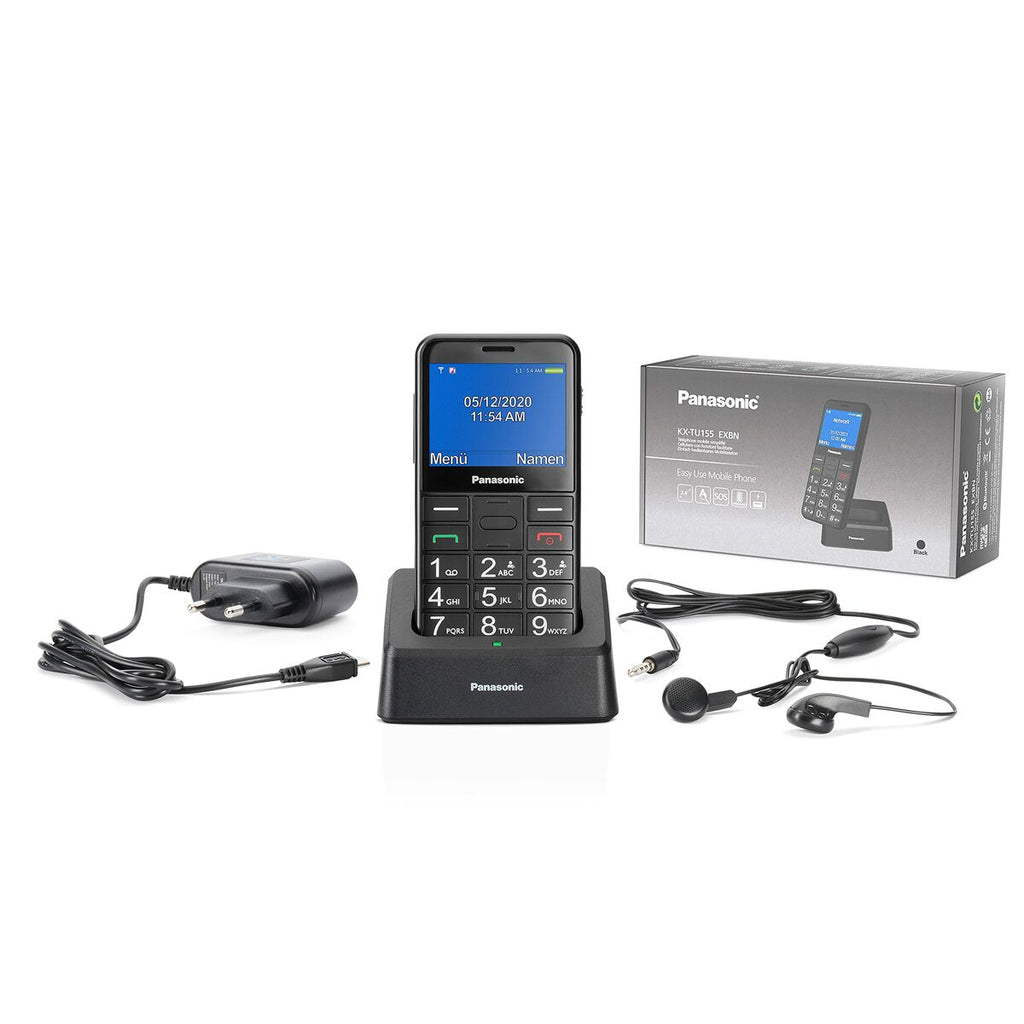 Panasonic KX-TU155EXBN 2.4" Black Cell Phone