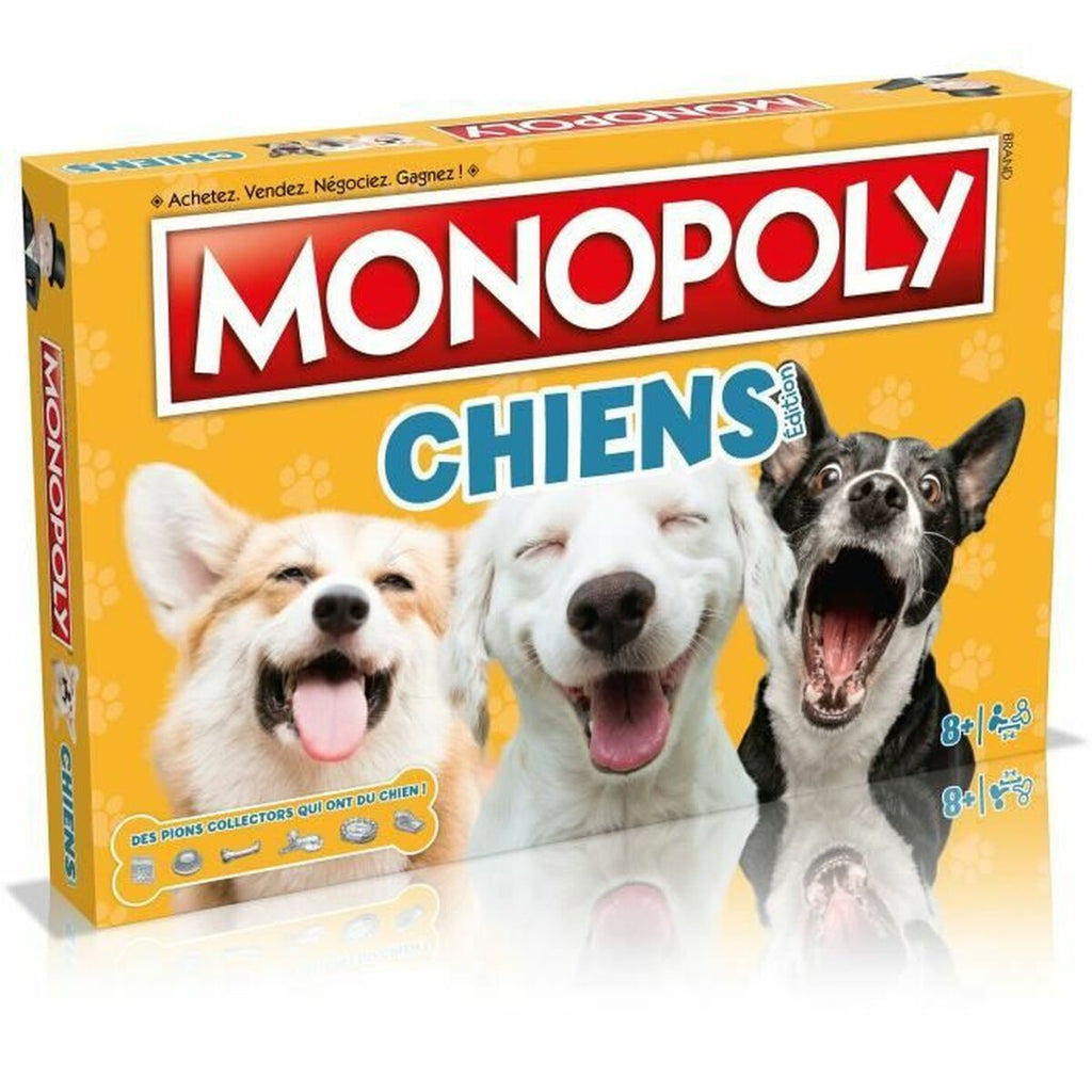 Jogo de Mesa Winning Moves Monopoly Chiens