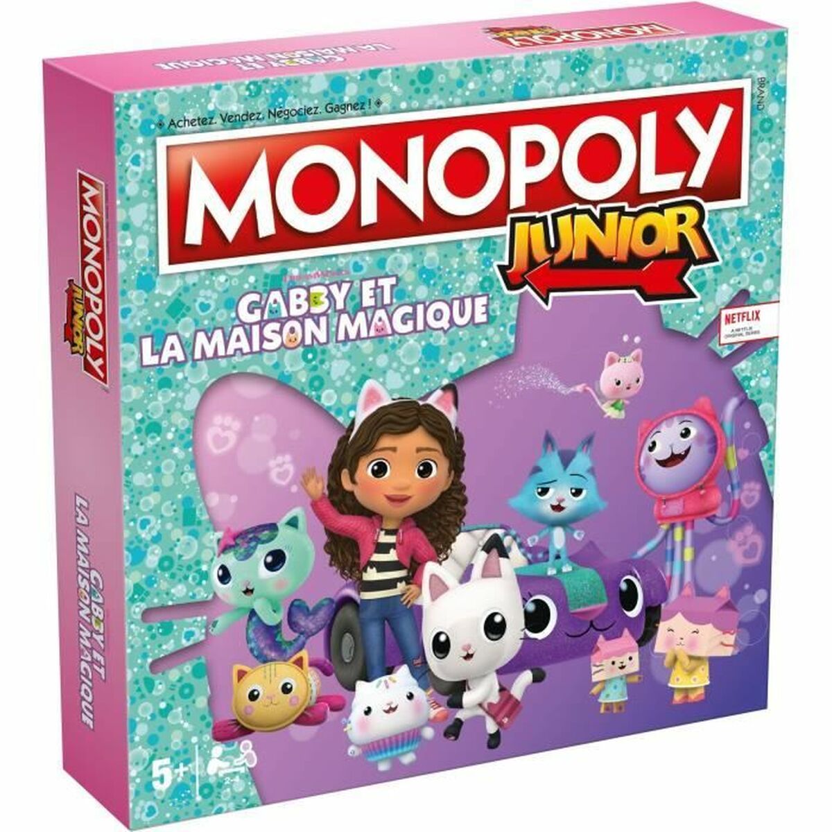 Winning Moves Monopoly Junior Gabby and the Magic House Board Game
