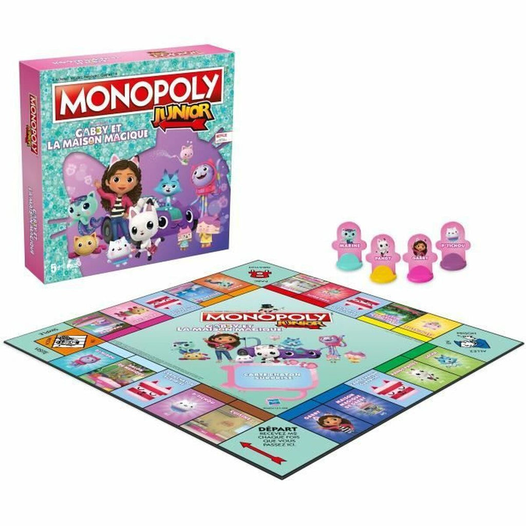 Movimientos ganadores Monopoly Junior Gabby y la casa mágica Juego de mesa