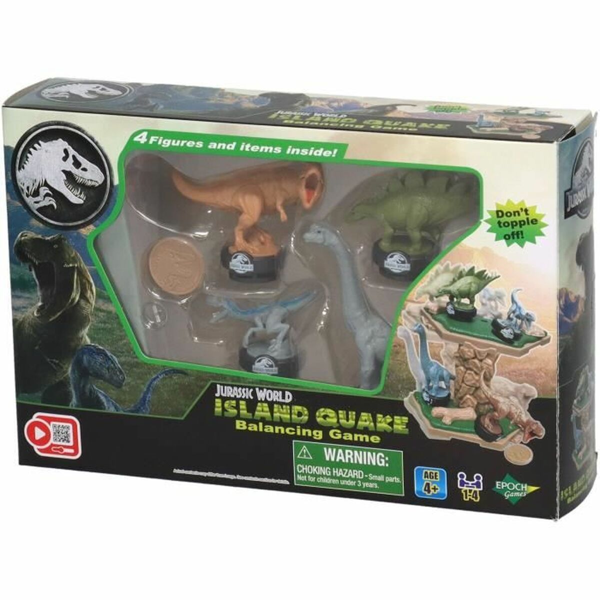 EPOCH D'ENFANCE Jurassic World Island Quake Board Game