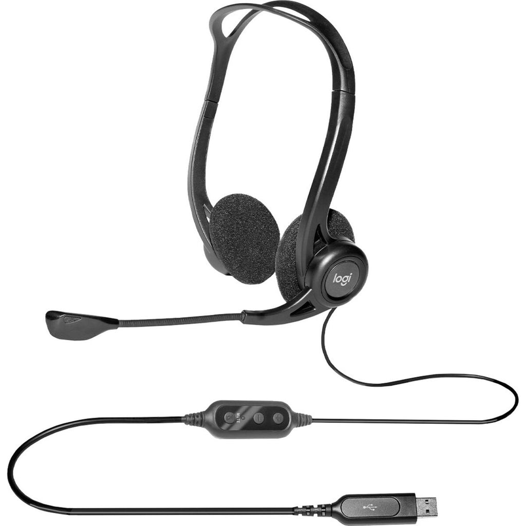 Fones de Ouvido de Tiaras Logitech 981-000100 Preto