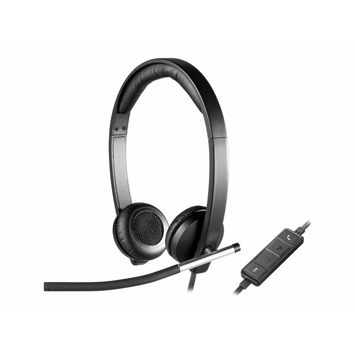 Fones de Ouvido de Tiaras Logitech H650E Preto
