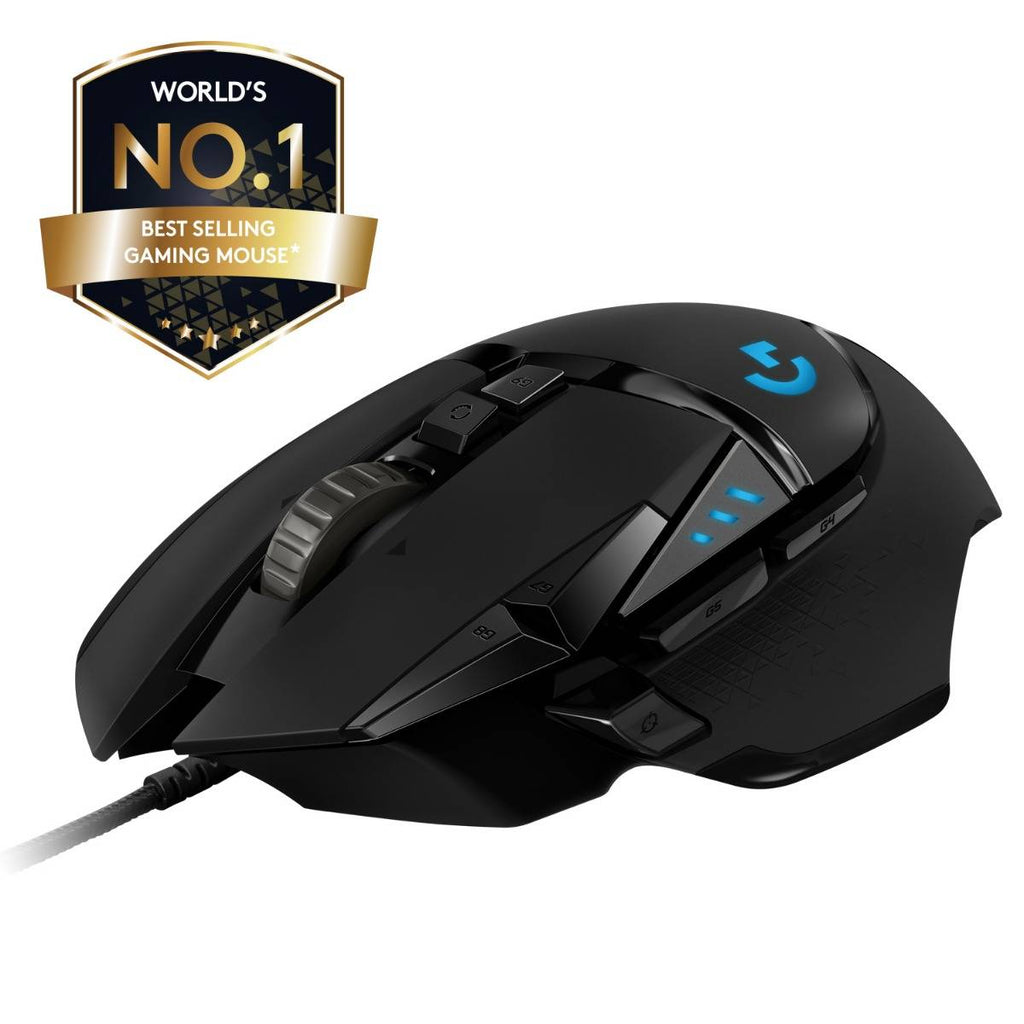 Logitech G Series G502 Hero Gaming Mouse / 25600 DPI / Black