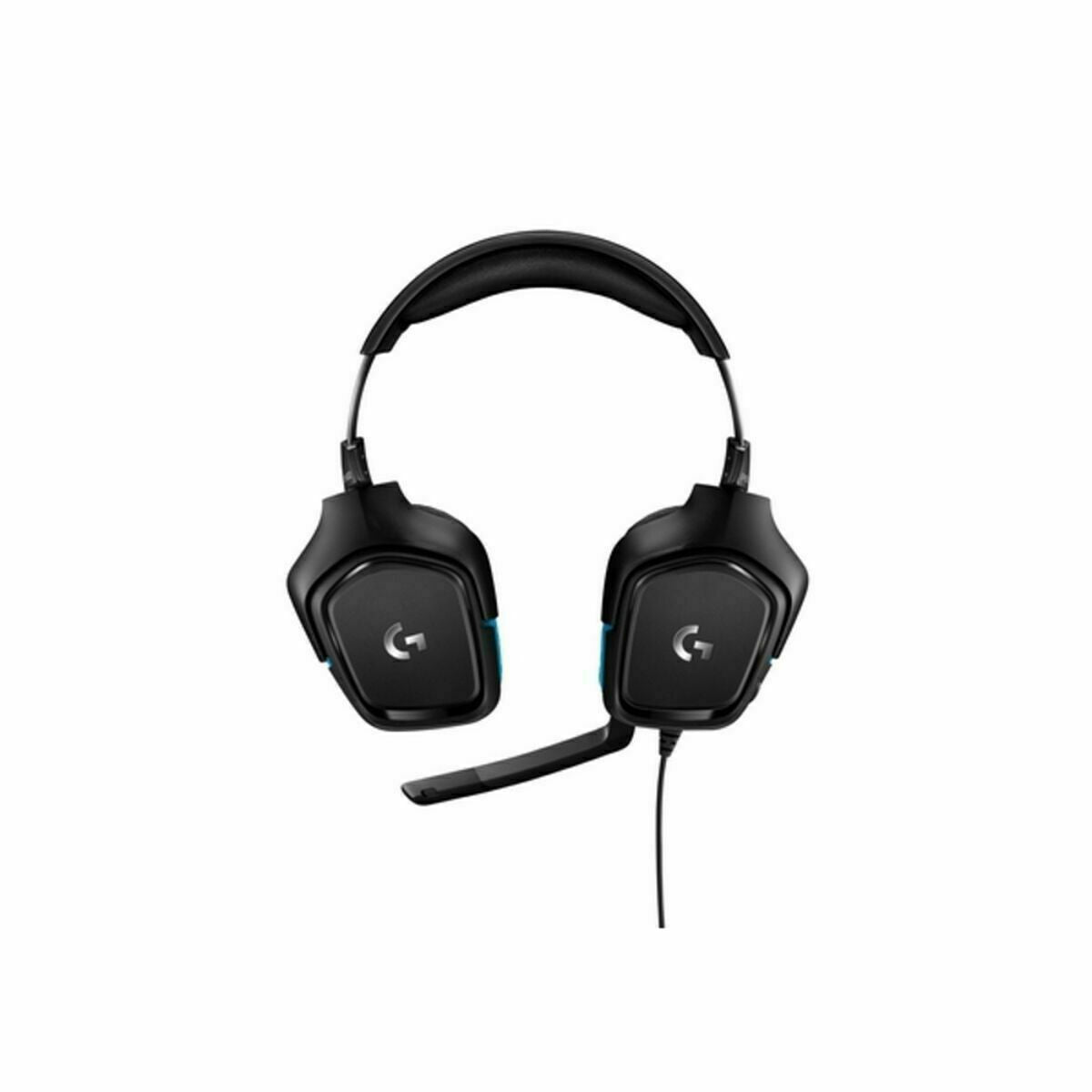 Auriculares para juegos Logitech 981-000770 en azul y negro con micrófono