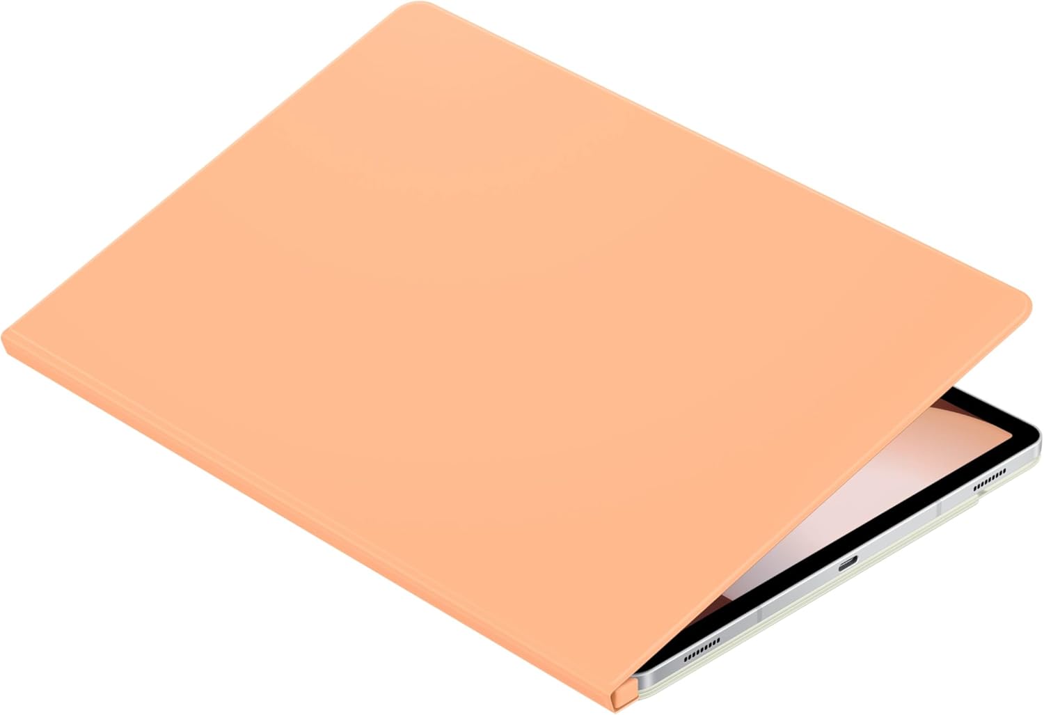 SAMSUNG Galaxy S10+ | Tab S9+ | S9FE+ Smart Book Cover, Tablet Protection Case, Portrait and Landscape Modes, Detachable Platform, Auto Screen On/Off, US Version, Orange