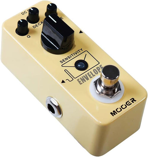 MOOER - Analog envelope filter, dynamic automatic Wah pedal, exaggerated funk, subtle and sensual, static frequency filter effects for guitar and bass.
