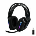 Auriculares para juegos Logitech 981-000864 negros y multicolor con micrófono