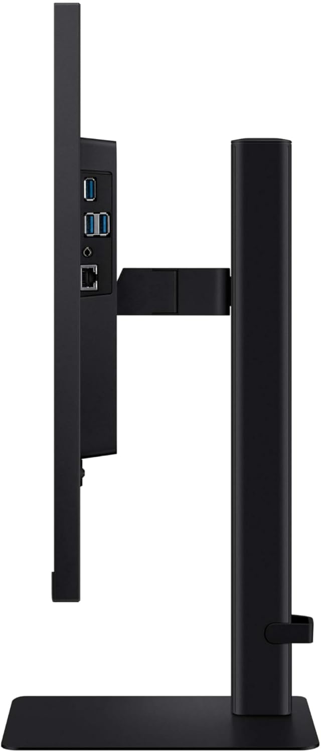 SAMSUNG 27" ViewFinity S6 (S60UD) Series QHD High Resolution Computer Monitor, 100Hz, HDR10, USB-C, Built-In LAN Port, Daisy Chain Support, Easy Setup, Height Adjustable Stand, LS27D606UANXGO, 2024