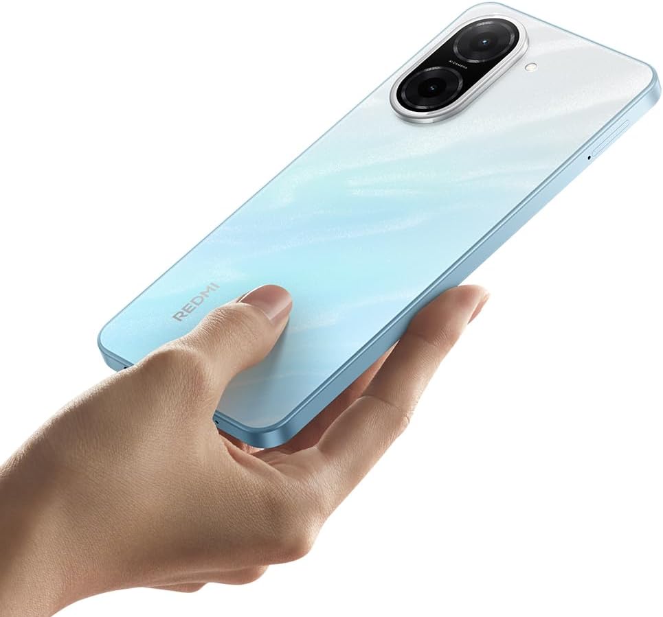 XIAOMI Redmi A5 - Smartphone de 4+128GB, Pantalla inmersiva de 6,88" 120 Hz, Potente procesador Octa Core, Cámara Dual AI de 32 MP, 5200 mAh, Cargador no Incluido, Azul (Versión ES)