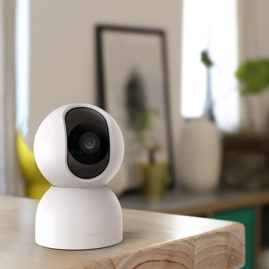 XIAOMI Smart Camera C400 - Cámara de vigilancia con resolución 2K (2560 x 1440 megapíxeles), 360grados, Apertura F1.4, visión Nocturna, detección de Movimiento, Blanco,1 Unidad