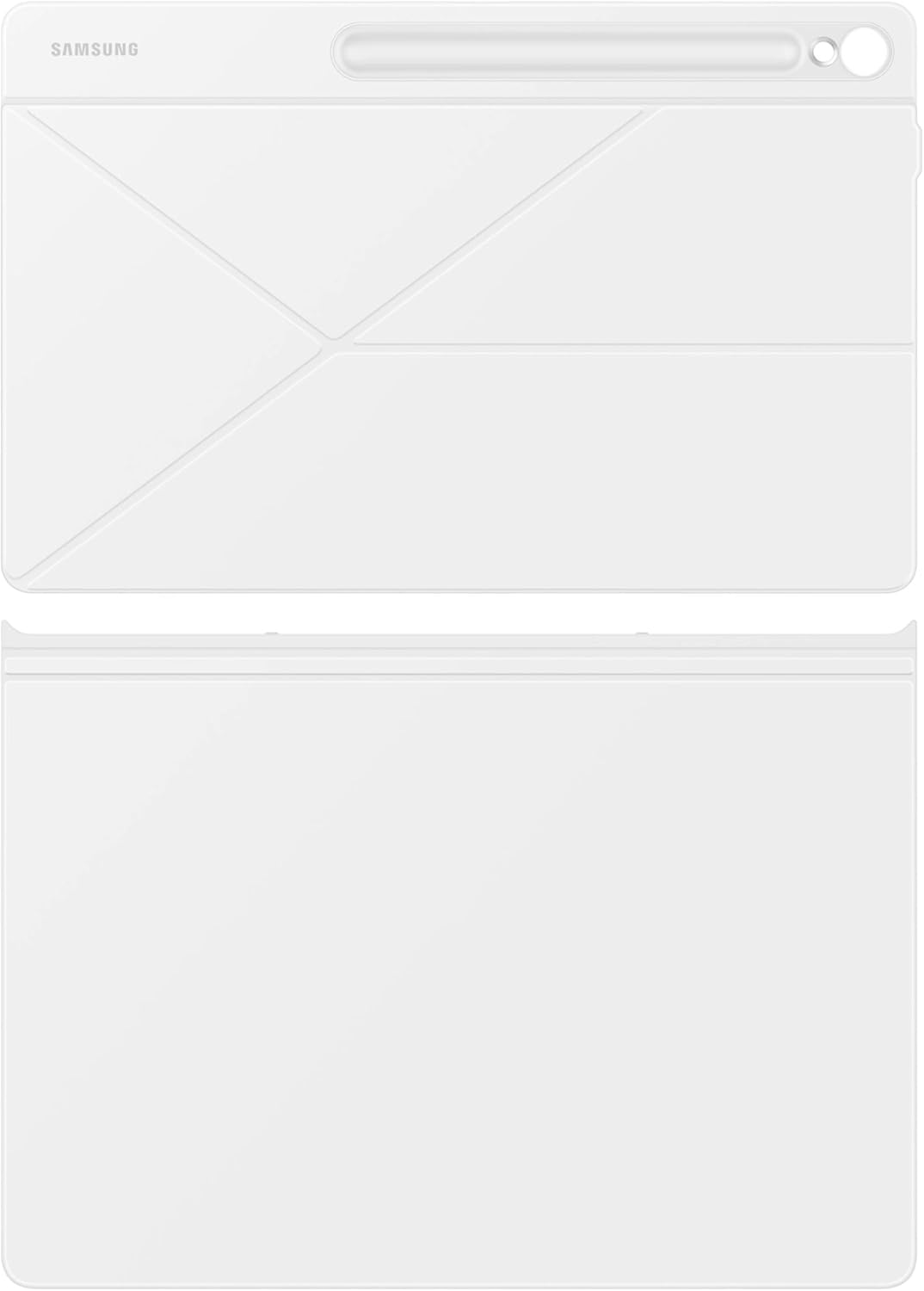 Samsung Galaxy Tab S10 FE+ Smart Book Cover for Galaxy Tab S10 FE+, Detachable Platform, PC-Like Experience, Wireless Keyboard Sharing, White