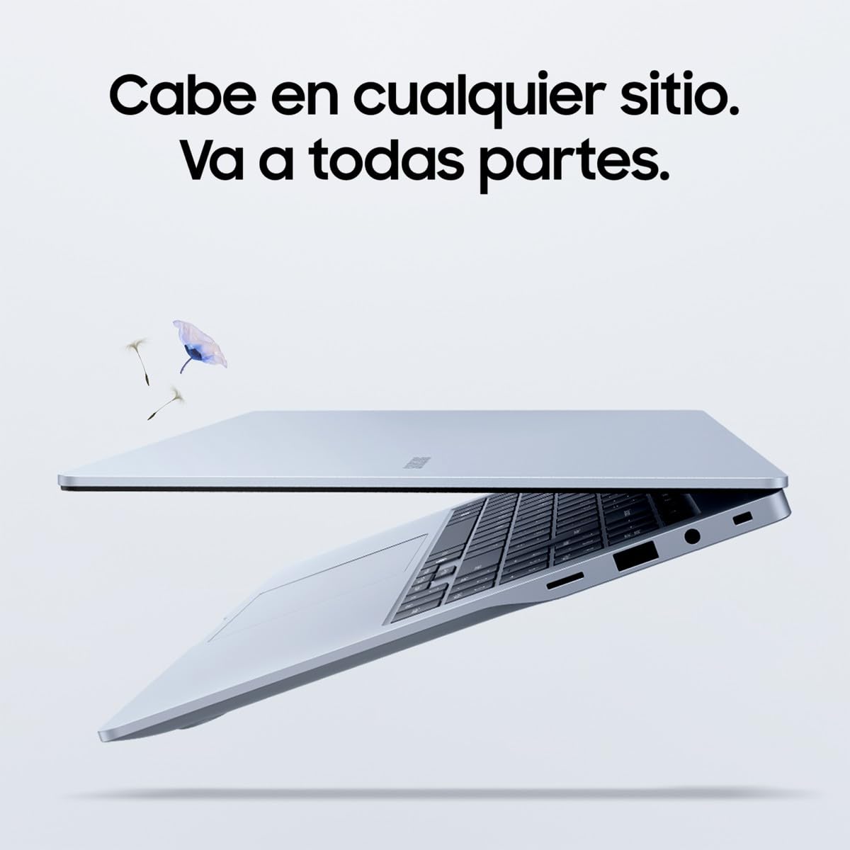 Samsung Galaxy Book4 Edge, computador portátil IA Copilot+, PC HDR de 16", Snapdragon X Elite X1E-84-100, 16GM RAM, 1TB SSD, Qualcomm Adreno GPU, Windows 11 Home, azul, teclado QWERTY espanhol