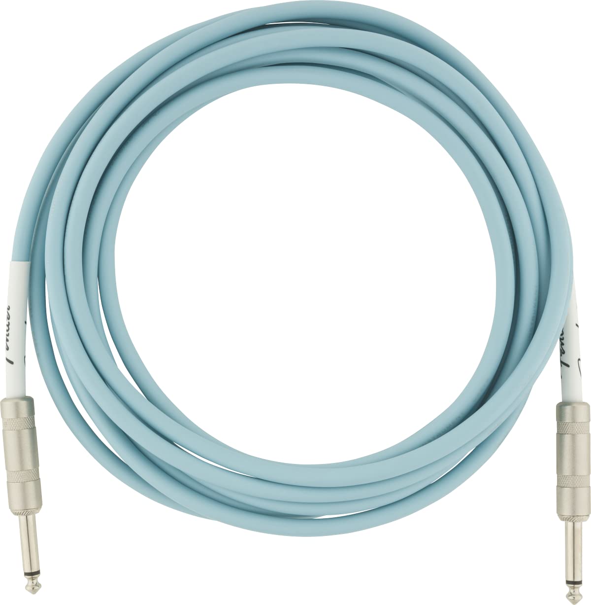 Fender Cables para instrumento serie Contour™(10FT STR/STR) Lake Placid Blue