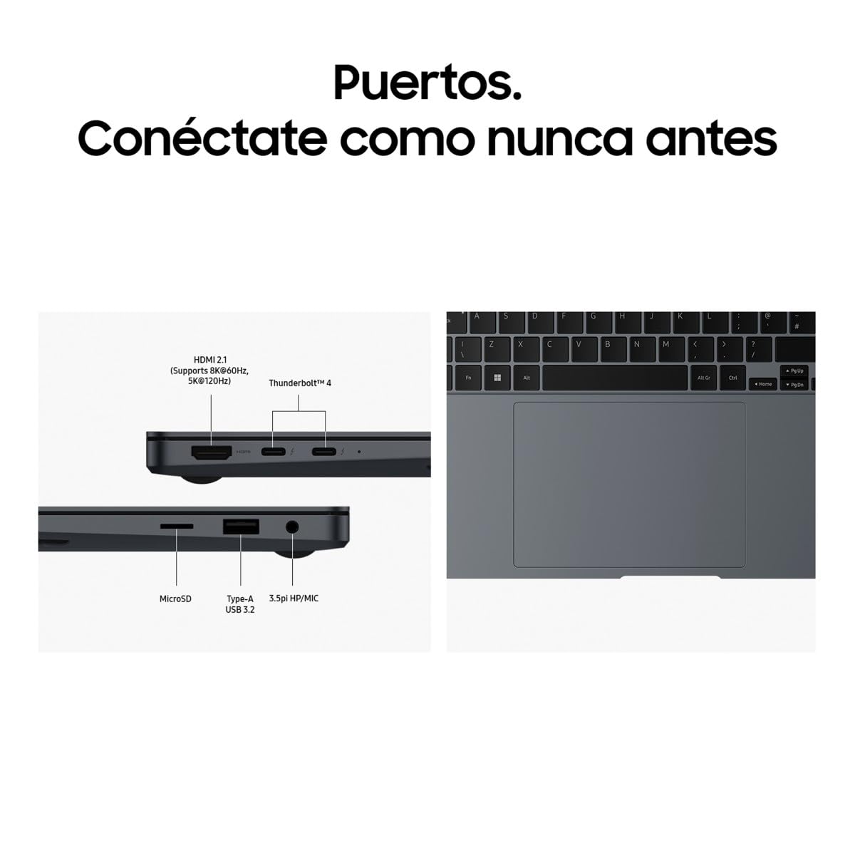 Samsung Galaxy Book4 Edge, computador portátil IA Copilot+, PC HDR de 16", Snapdragon X Elite X1E-84-100, 16GM RAM, 1TB SSD, Qualcomm Adreno GPU, Windows 11 Home, azul, teclado QWERTY espanhol