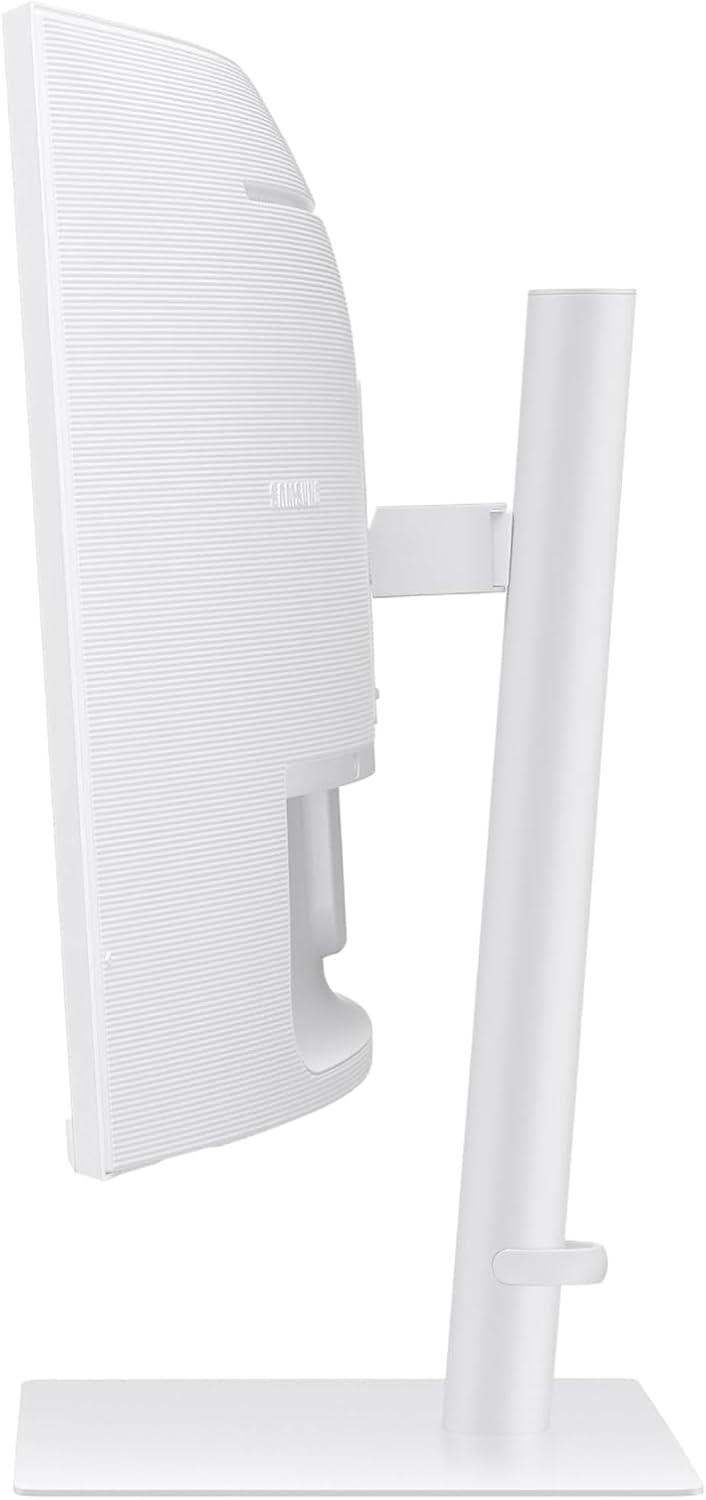 Samsung 34” ViewFinity (S65TC) Series Ultra-WQHD 1000R Curved Computer Monitor, HDR10, 100Hz, AMD FreeSync, Thunderbolt 4, Height Adjustable Stand, Built-in Speakers, Eye Care, LS34C650TANXGO, 2024